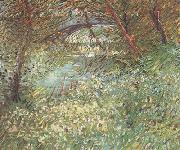 Vincent Van Gogh Banks of the Seine w tih Pont de Clichy in thte Spring (nn04) Sweden oil painting artist